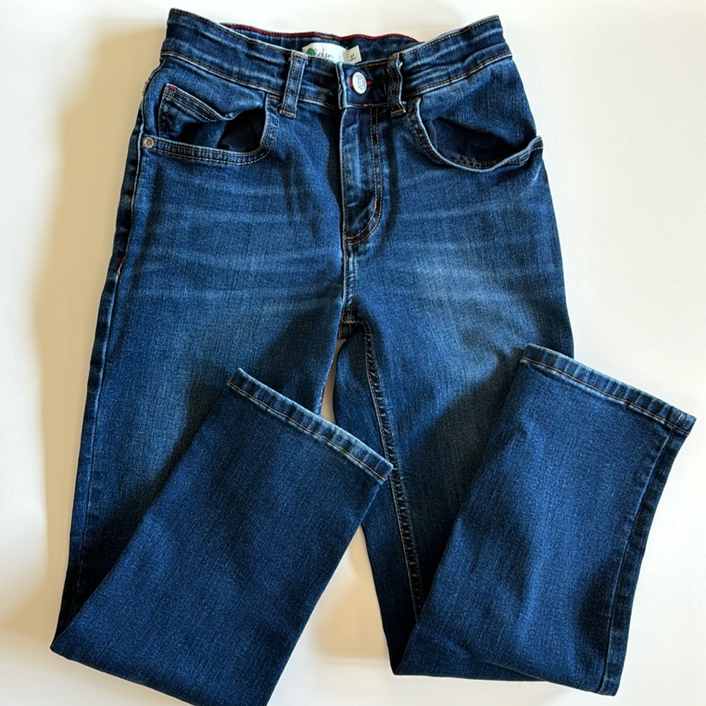 Mini Boden, Size 10, Dark vintage slim jeans